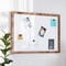 Flash Furniture Bristol 20x30 Wall Mount White Board w/ Dry Erase Marker, 4 Magnets, and Eraser, Torched Brown HGWA-WHITE-20X30-BRN-GG - alternate 5